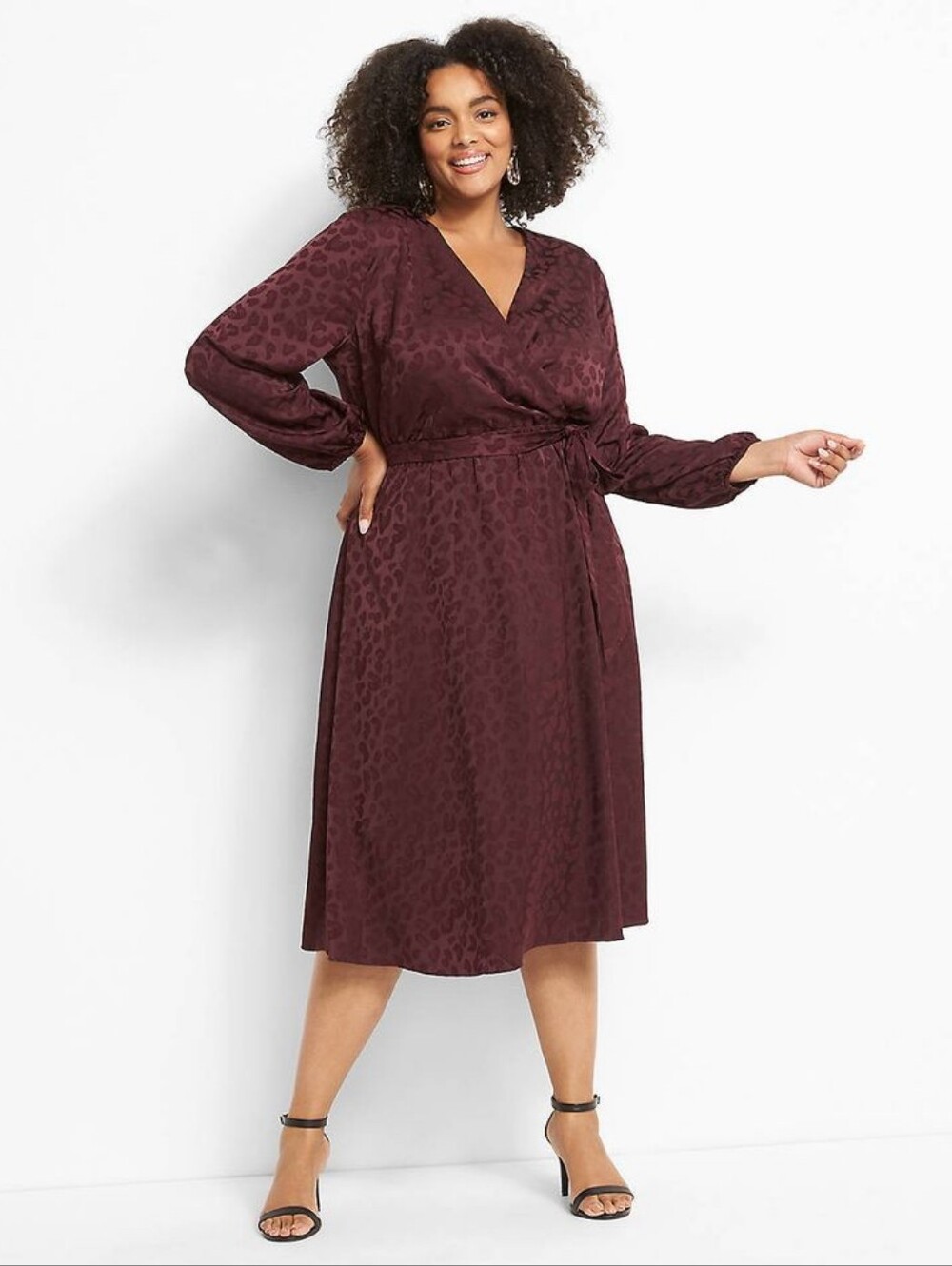 Lane Bryant | Surplice Jacquard Midi